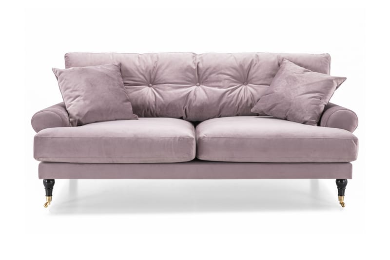 Andrew 2-seters Fløyelssofa - Lilla - Møbler - Sofaer - Fløyelssofaer