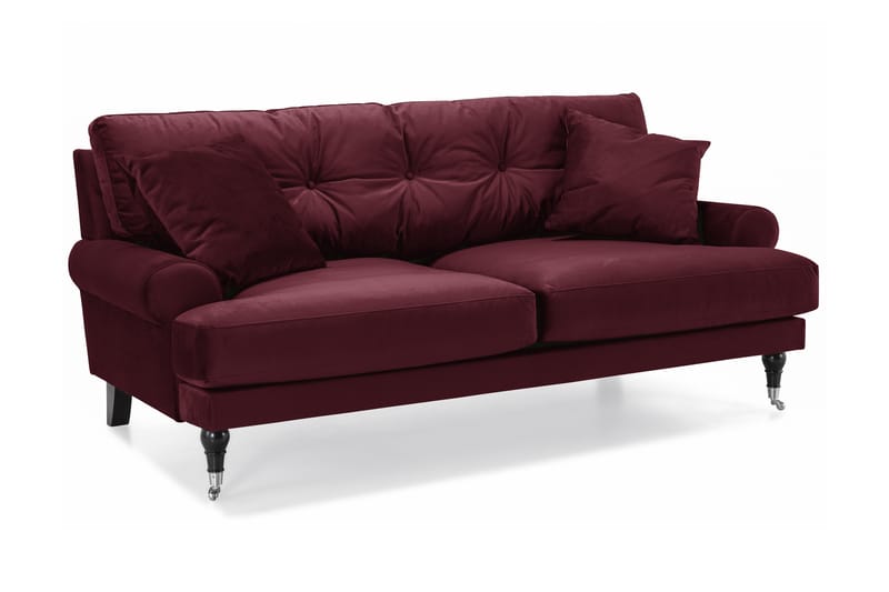 Andrew 2-seters Fløyelssofa - Lilla - Møbler - Sofaer - Fløyelssofaer