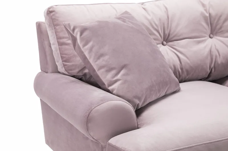 Andrew 2-seters Fløyelssofa - Lilla - Møbler - Sofaer - Howard-sofaer