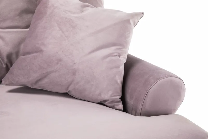 Andrew 2-seters Fløyelssofa - Lilla - Møbler - Sofaer - Howard-sofaer