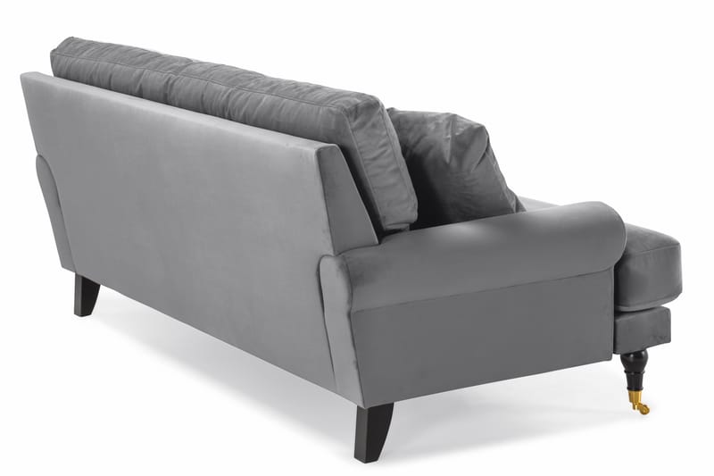 Andrew 2-seters Fløyelssofa - Lys grå - Møbler - Sofaer - Fløyelssofaer