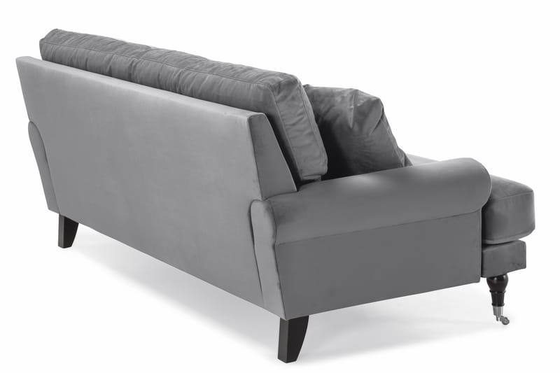 Andrew 2-seters Fløyelssofa - Lys grå - Møbler - Sofaer - Fløyelssofaer