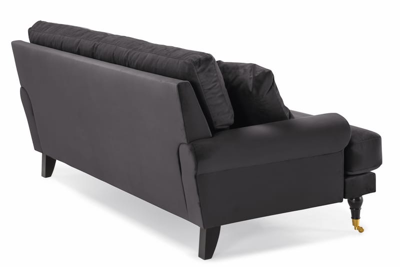 Andrew 2-seters Fløyelssofa - Mørk grå - Møbler - Sofaer - Fløyelssofaer