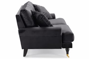 Andrew 2-seters Fløyelssofa - Mørk grå - Møbler - Sofaer - Fløyelssofaer