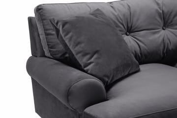 Andrew 2-seters Fløyelssofa - Mørk grå - Møbler - Sofaer - Fløyelssofaer