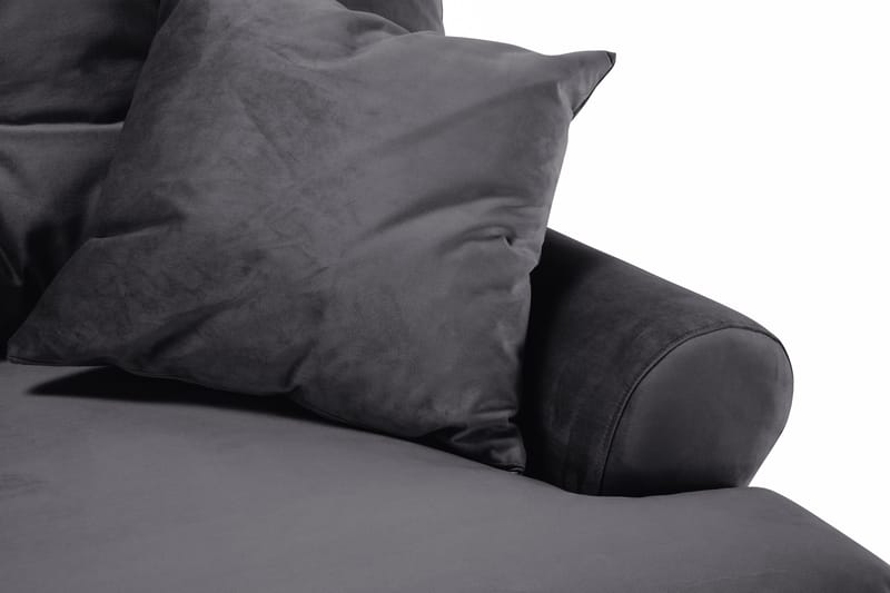 Andrew 2-seters Fløyelssofa - Mørk grå - Møbler - Sofaer - Howard-sofaer