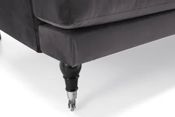 Andrew 2-seters Fløyelssofa - Mørk grå - Møbler - Sofaer - Howard-sofaer