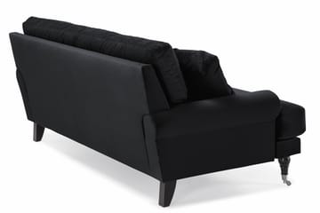 Andrew 2-seters Fløyelssofa - Svart - Møbler - Sofaer - Fløyelssofaer