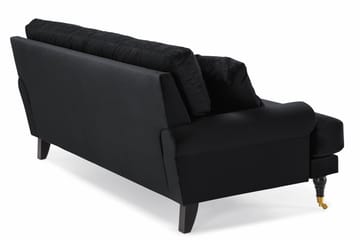 Andrew 2-seters Fløyelssofa - Svart - Møbler - Sofaer - Fløyelssofaer