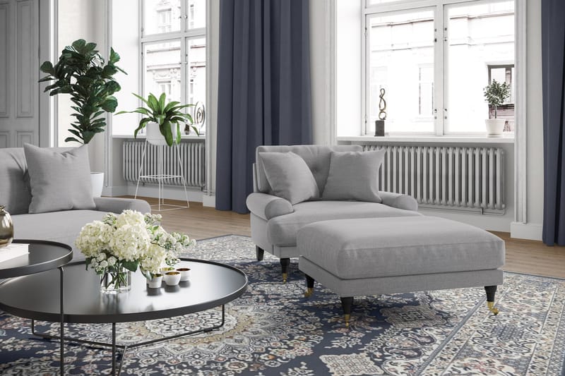 Andrew 2-seters Stoffsofa - Grå - Møbler - Sofaer - 2 seter sofa