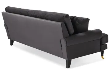 Andrew 3-seters Fløyelssofa - Mørk grå - Møbler - Sofaer - Howard-sofaer