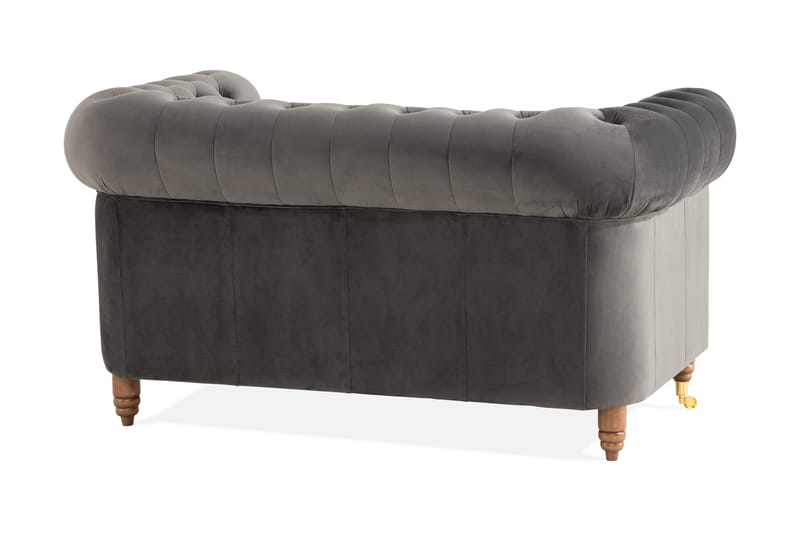 Chesterfield Deluxe 2-seter Sofa - Grå - Møbler - Sofaer - Howard-sofaer