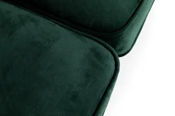 Chesterfield Lyx 2-seter Liten fløyelssofa – Dyp sofa 160 cm bred - Grønn - Møbler - Sofaer - Howard-sofaer