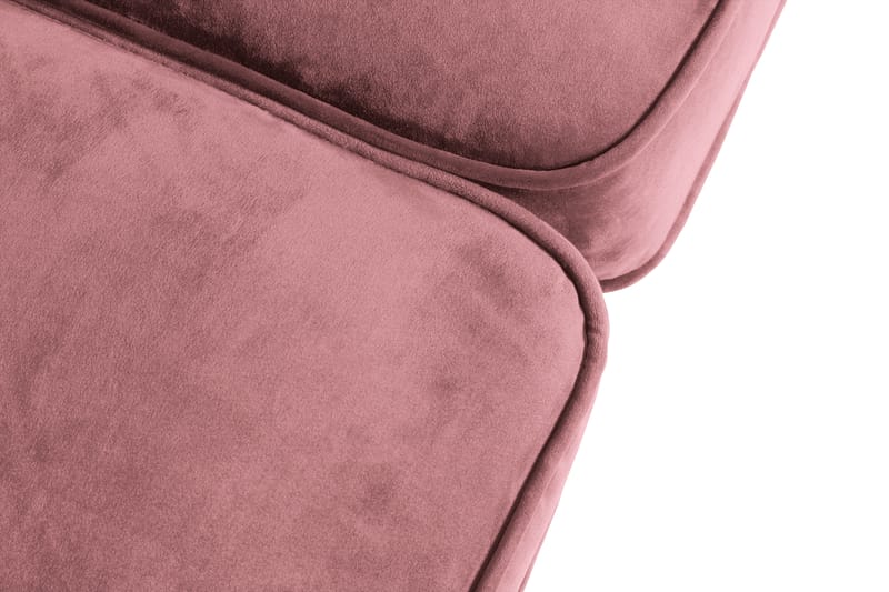 Chesterfield Lyx Fløyelssofa 2-seter - Rostrosa - Møbler - Sofaer - Howard-sofaer