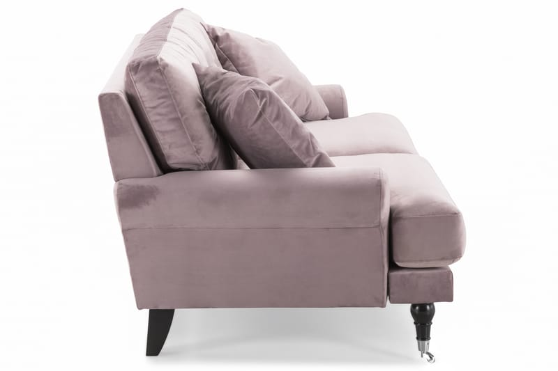 Fløyelssofa Webber 2-seter - Lilla|Krom - Fløyelssofaer - 2 seter sofa - Howard-sofaer