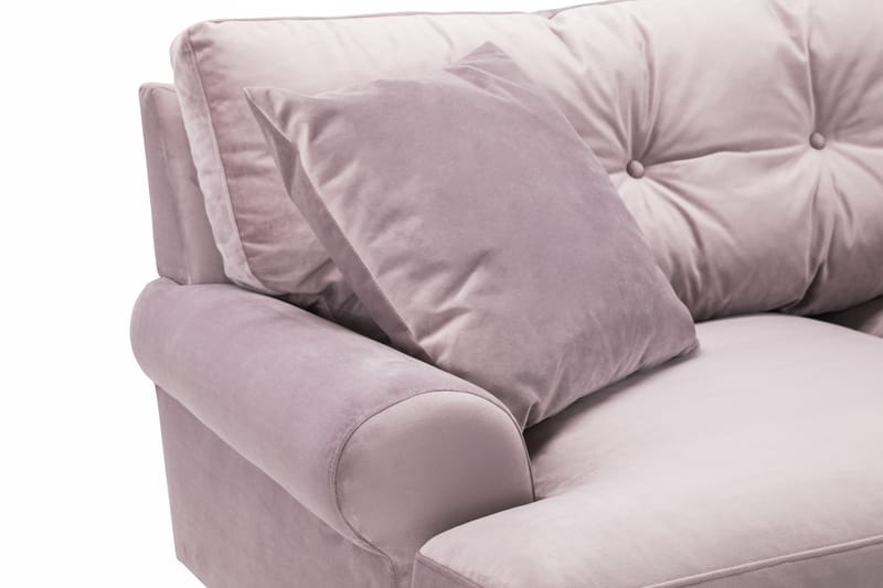 Fløyelssofa Webber 2-seter - Lilla|Krom - Fløyelssofaer - 2 seter sofa - Howard-sofaer