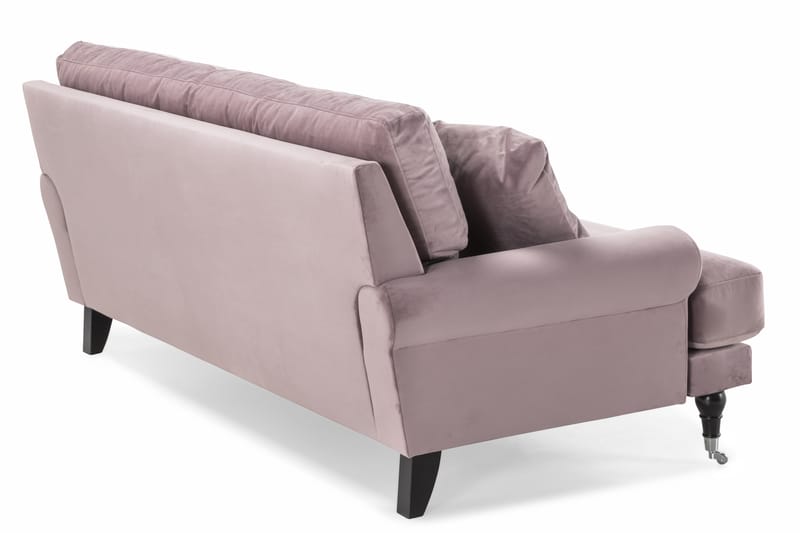 Fløyelssofa Webber 2-seter - Lilla|Krom - Fløyelssofaer - 2 seter sofa - Howard-sofaer