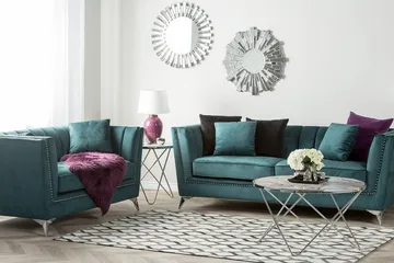 Gaula Sofa 2-4 Seter - Blå - Møbler - Sofaer - Howard-sofaer