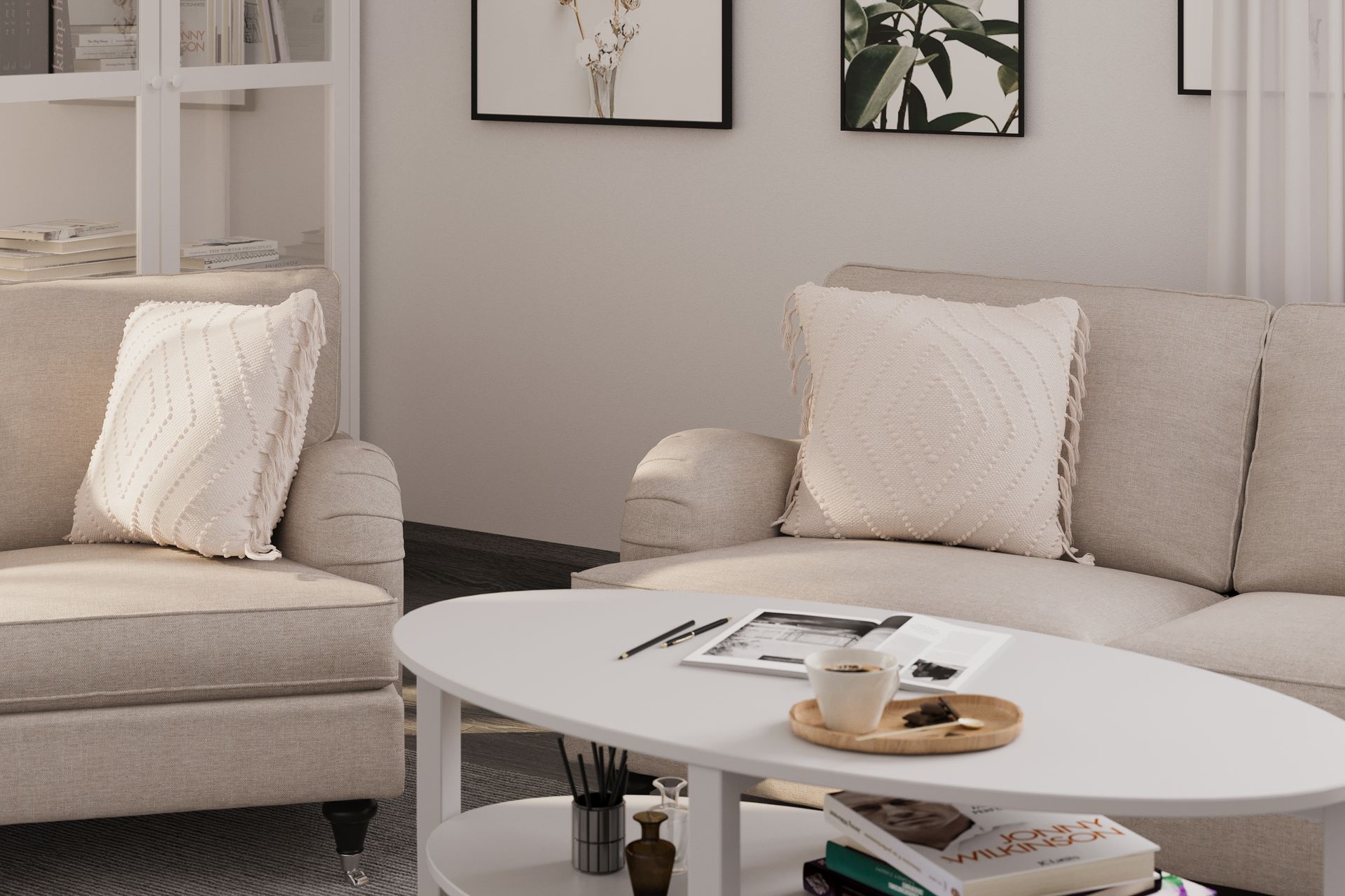 Howard Classic 2-seters Stoffsofa - Beige - Møbler - Sofaer - Howard-sofaer