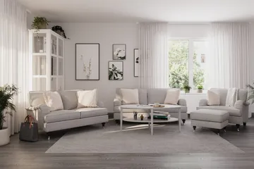 Howard Classic 2-seters Stoffsofa - Grå - Møbler - Sofaer - Howard-sofaer