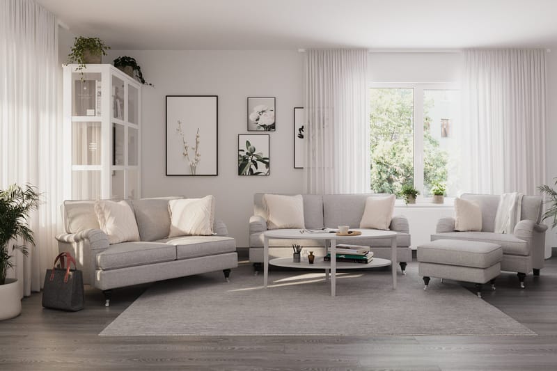 Howard Classic 2-seters Stoffsofa - Grå - Møbler - Sofaer - Howard-sofaer