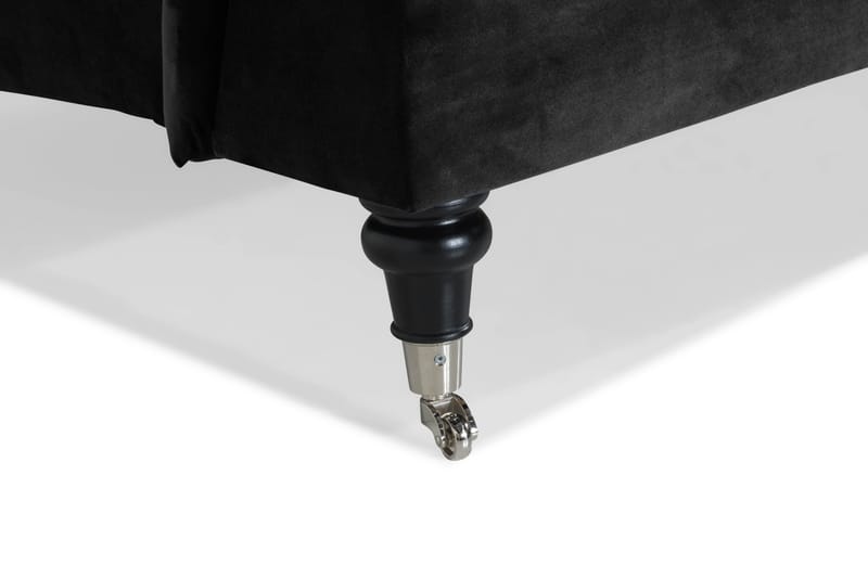 Howard Classic 2-seters Svunget Fløyelssofa - Svart - Møbler - Sofaer - Howard-sofaer