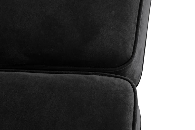 Howard Classic 2-seters Svunget Fløyelssofa - Svart - Møbler - Sofaer - Howard-sofaer