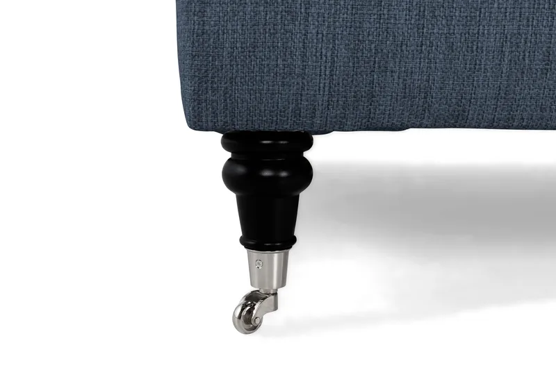 Howard Classic 2-seters Svunget Stoffsofa - Blå - Møbler - Sofaer - Howard-sofaer