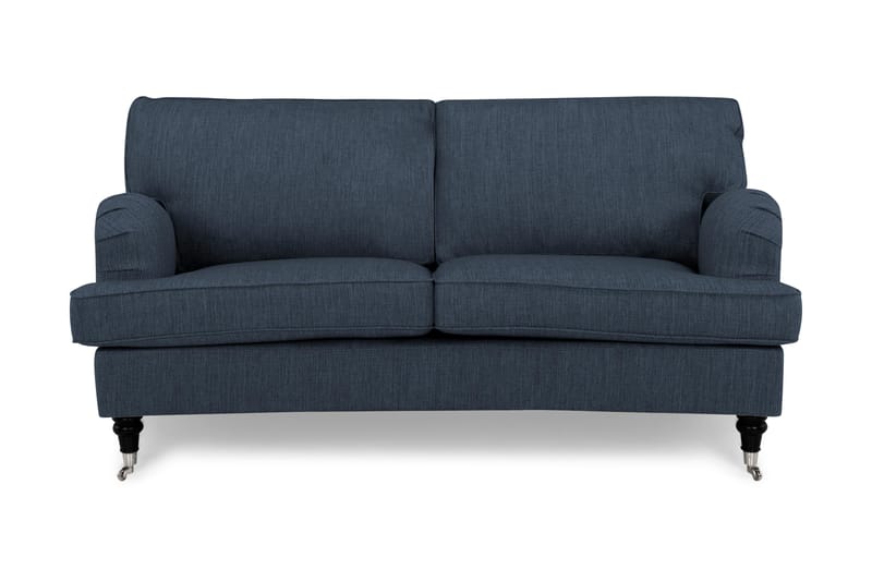Howard Classic 2-seters Svunget Stoffsofa - Blå - Møbler - Sofaer - Howard-sofaer