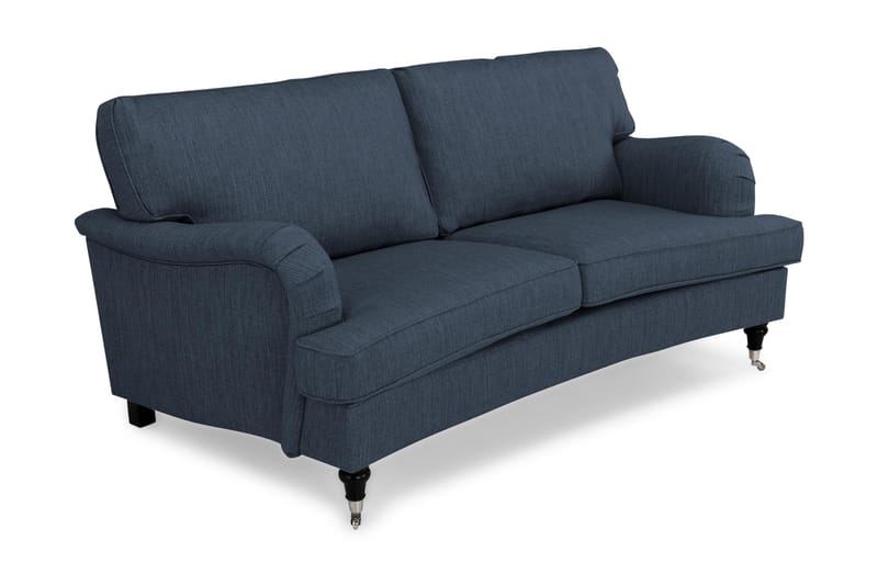 Howard Classic 2-seters Svunget Stoffsofa - Blå - Møbler - Sofaer - Howard-sofaer