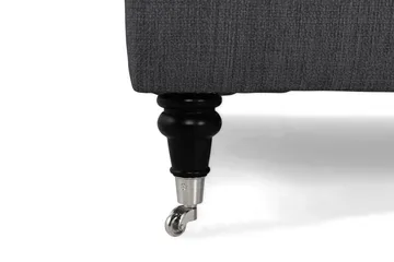 Howard Classic 2-seters Svunget Stoffsofa - Mørk grå - Møbler - Sofaer - Howard-sofaer