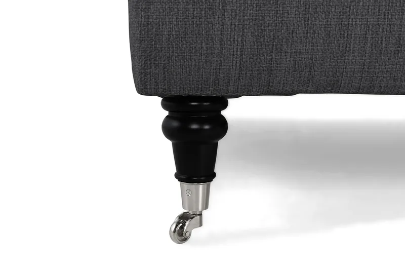 Howard Classic 2-seters Svunget Stoffsofa - Mørk grå - Møbler - Sofaer - Howard-sofaer