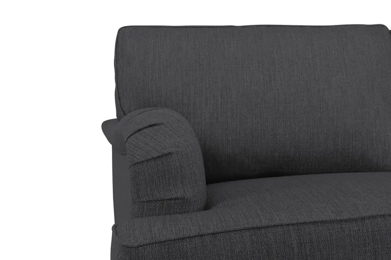 Howard Classic 2-seters Svunget Stoffsofa - Mørk grå - Møbler - Sofaer - Howard-sofaer
