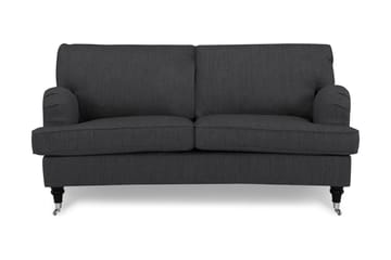 Howard Classic 2-seters Svunget Stoffsofa - Mørk grå - Møbler - Sofaer - Howard-sofaer