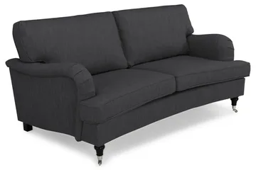 Howard Classic 2-seters Svunget Stoffsofa - M ørk grå - Møbler - Sofaer - Howard-sofaer