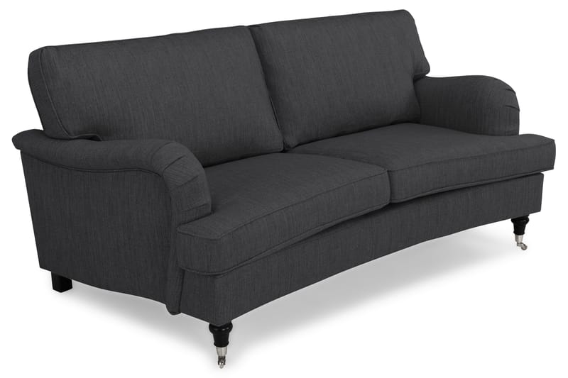 Howard Classic 2-seters Svunget Stoffsofa - Mørk grå - Møbler - Sofaer - Howard-sofaer