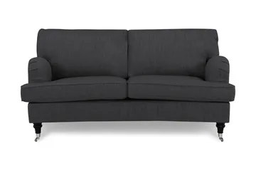 Howard Classic 2-seters Svunget Stoffsofa - Mørk grå - Møbler - Sofaer - Howard-sofaer