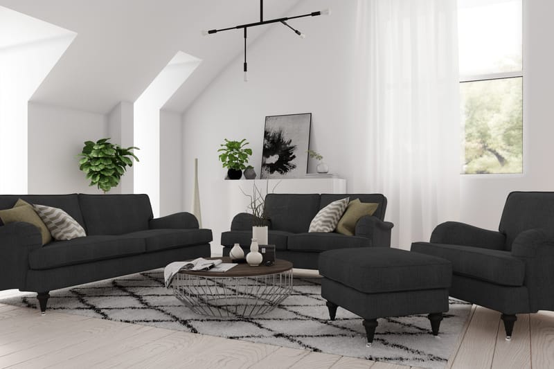 Howard Classic 3-seters Stoffsofa - Antrasitt - Møbler - Sofaer - Howard-sofaer