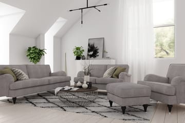 Howard Classic 3-seters Stoffsofa - Beige / Grå - Møbler - Sofaer - Howard-sofaer