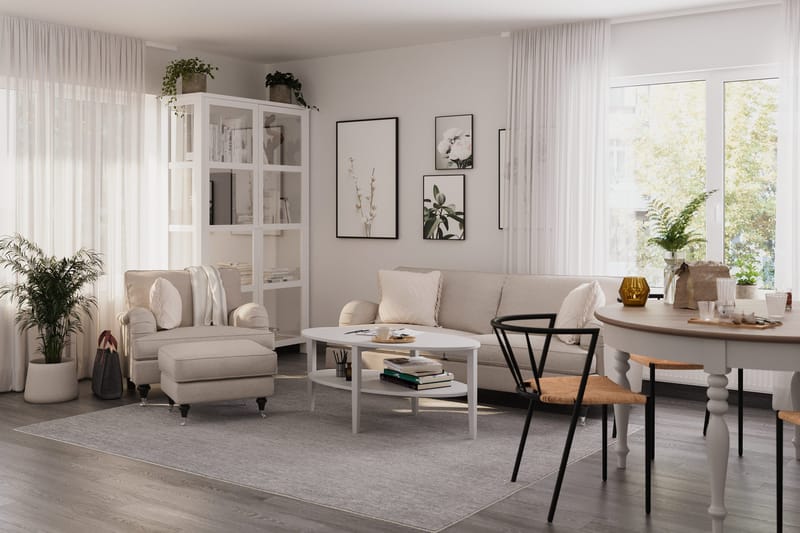 Howard Classic 3-seters Stoffsofa - Beige - Møbler - Sofaer - Howard-sofaer