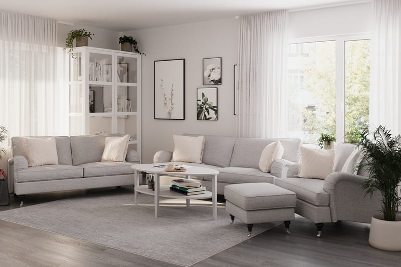Howard Classic 3-seters Stoffsofa - Grå - Møbler - Sofaer - Howard-sofaer