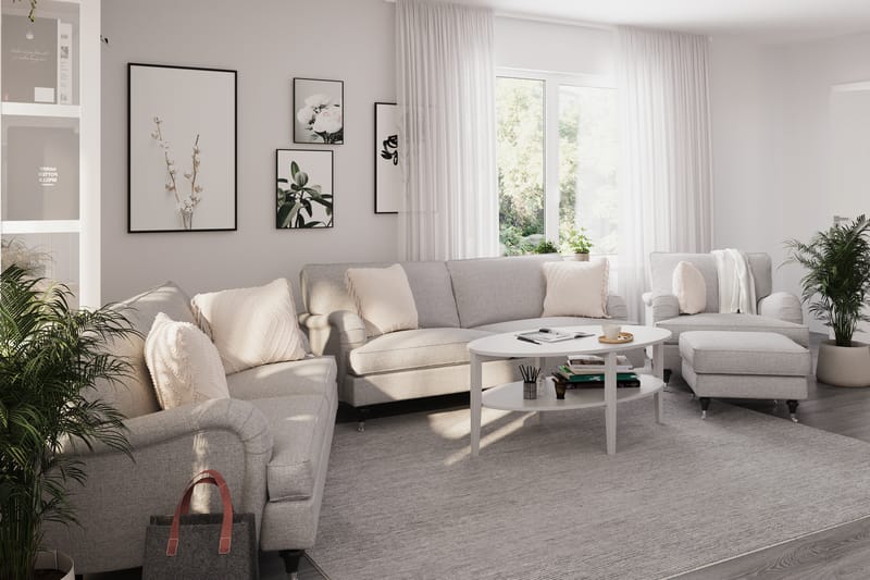 Howard Classic 3-seters Stoffsofa - Grå - Møbler - Sofaer - Howard-sofaer