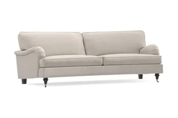 Howard Classic 3-seters Svunget Stoffsofa - Beige - Møbler - Sofaer - Howard-sofaer