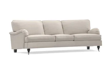 Howard Classic 3-seters Svunget Stoffsofa - Beige - Møbler - Sofaer - Howard-sofaer