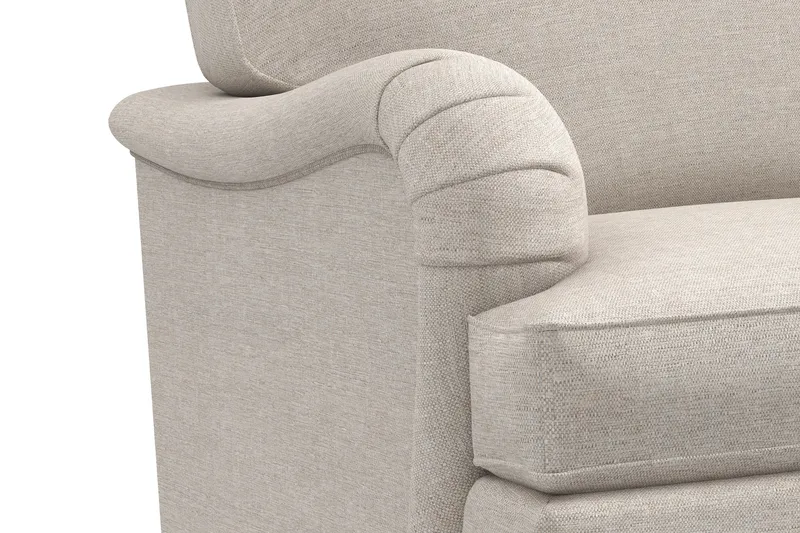 Howard Classic 3-seters Svunget Stoffsofa - Beige - Møbler - Sofaer - Howard-sofaer