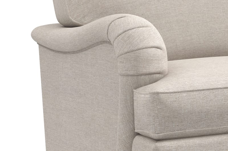 Howard Classic 3-seters Svunget Stoffsofa - Beige - Møbler - Sofaer - Howard-sofaer