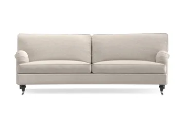 Howard Classic 3-seters Svunget Stoffsofa - Beige - Møbler - Sofaer - Howard-sofaer