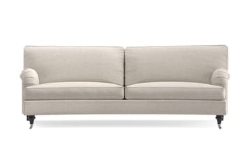 Howard Classic 3-seters Svunget Stoffsofa - Beige - Møbler - Sofaer - Howard-sofaer