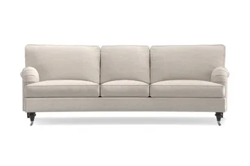 Howard Classic 3-seters Svunget Stoffsofa - Beige - Møbler - Sofaer - Howard-sofaer