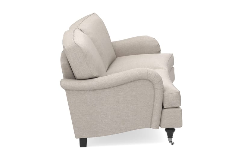 Howard Classic 3-seters Svunget Stoffsofa - Beige - Møbler - Sofaer - Howard-sofaer